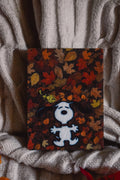 Dog in Leaves Car Freshener