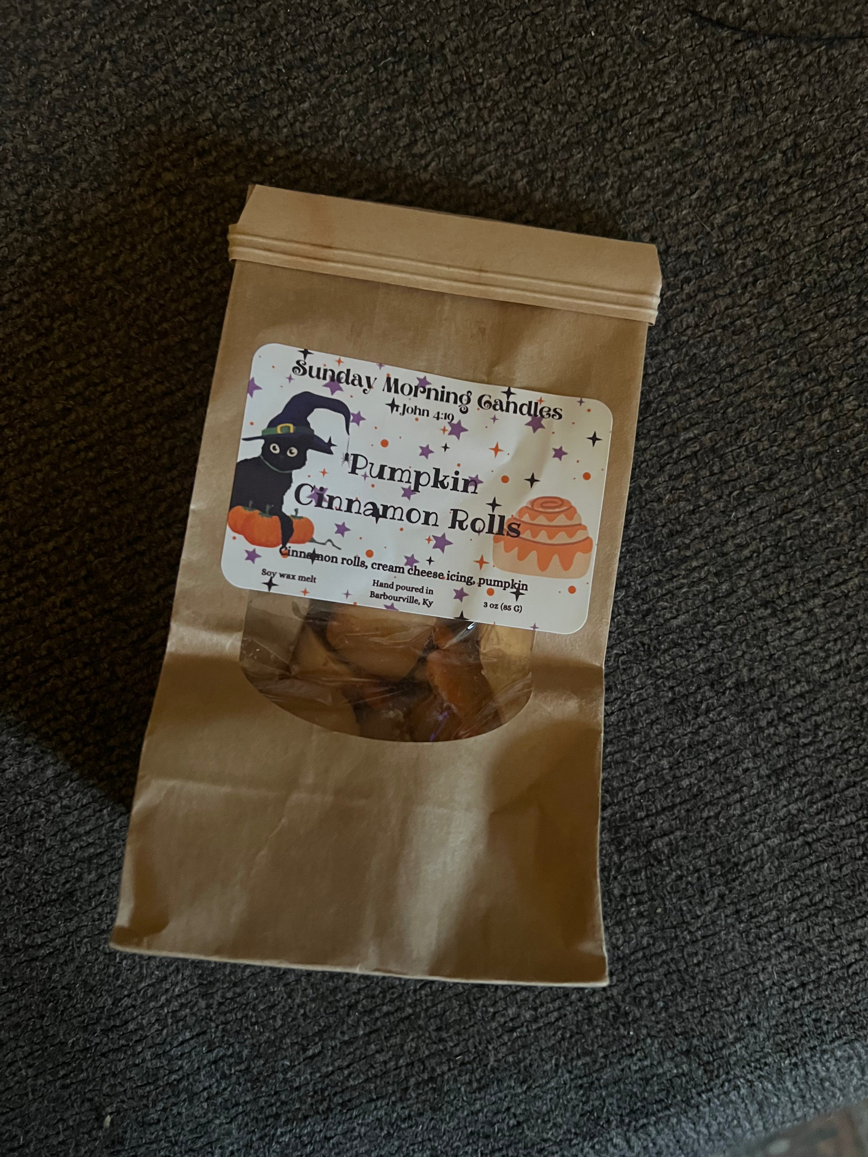 Pumpkin Cinnamon Roll Wax Melt