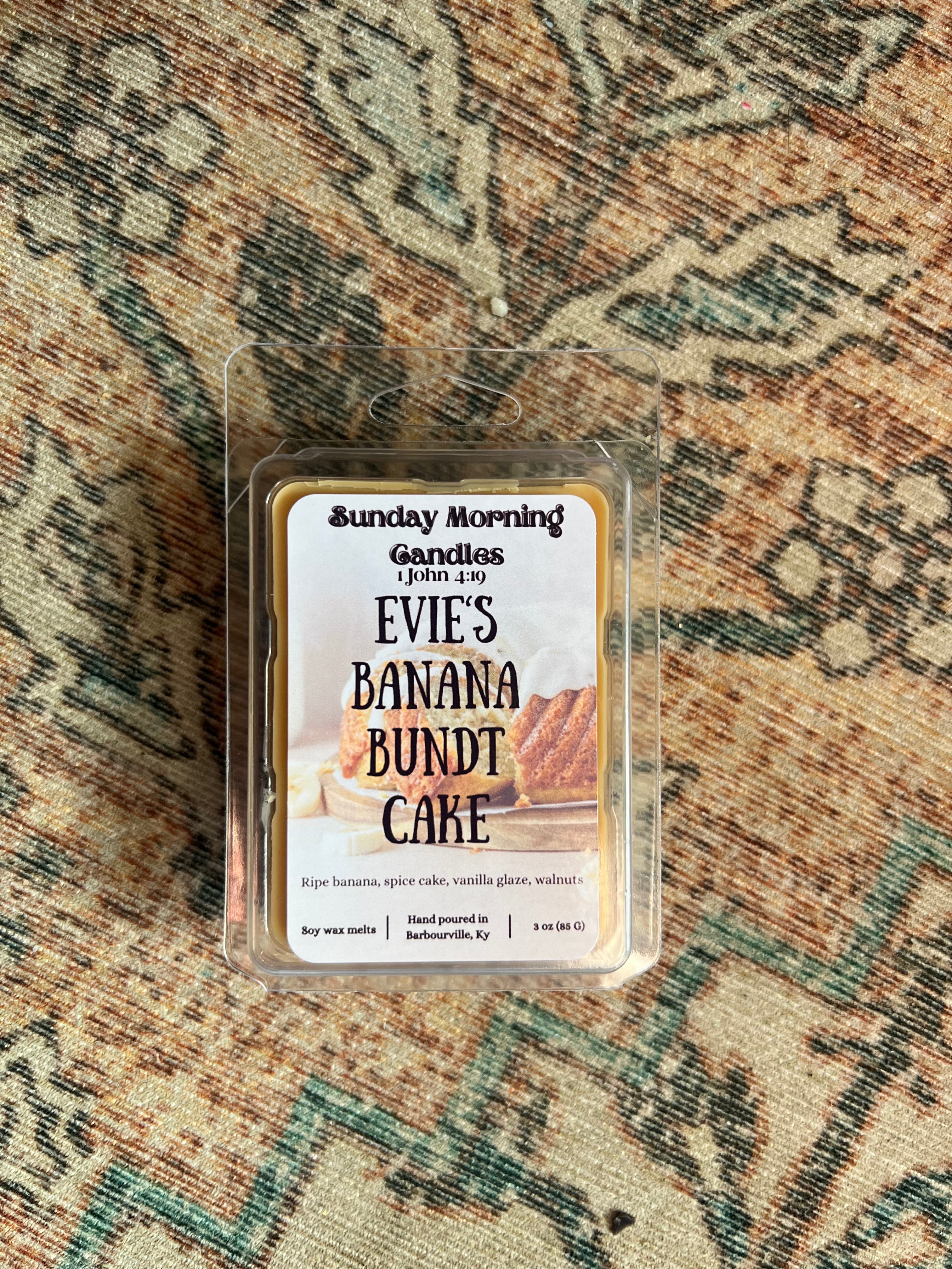 Evie's Banana Bundt Cake Wax Melt