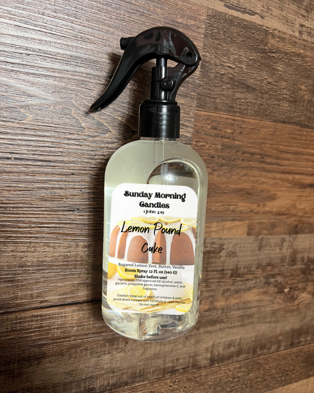 Lemon Pound Cake Room Spray