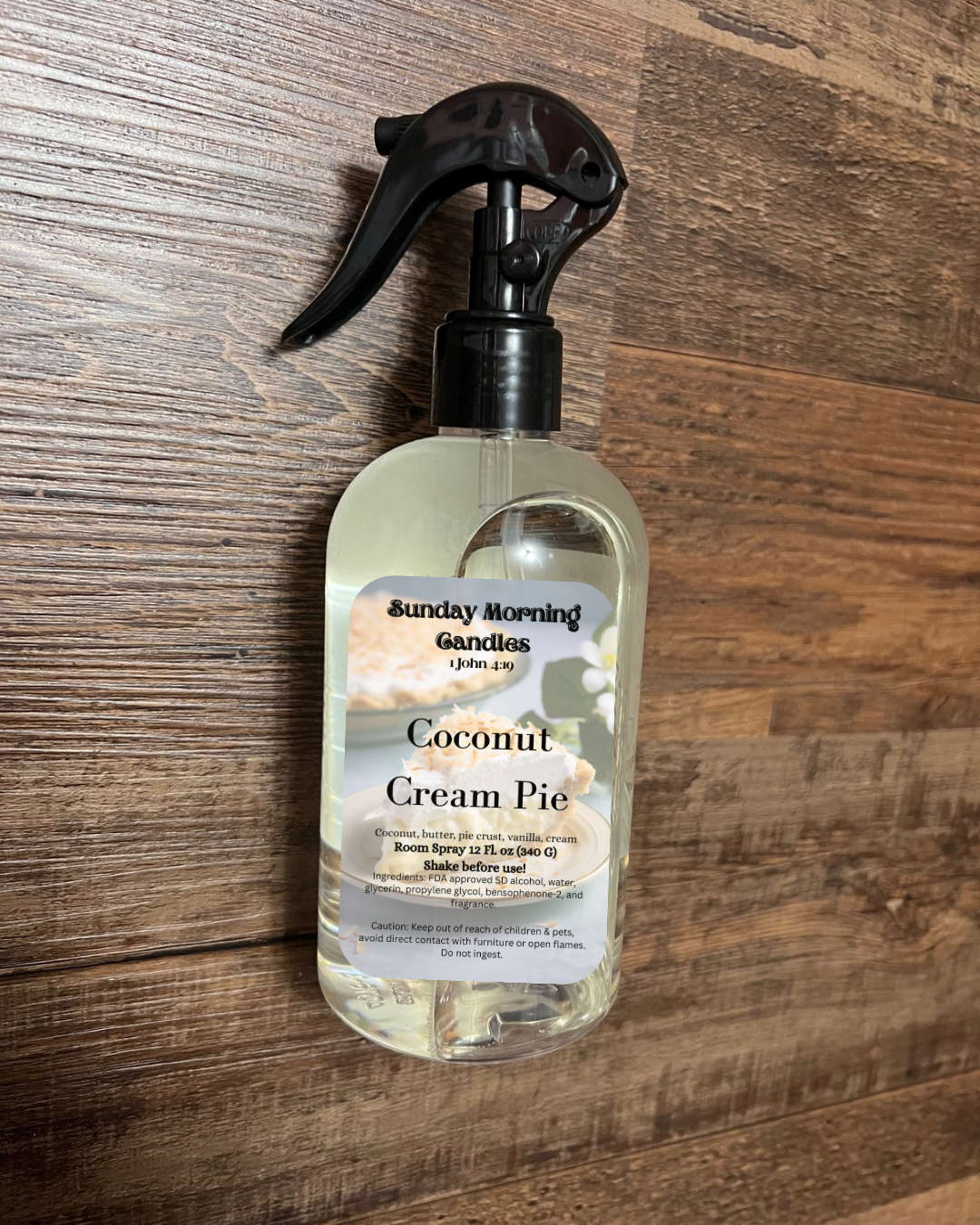 Coconut Cream Pie Room Spray