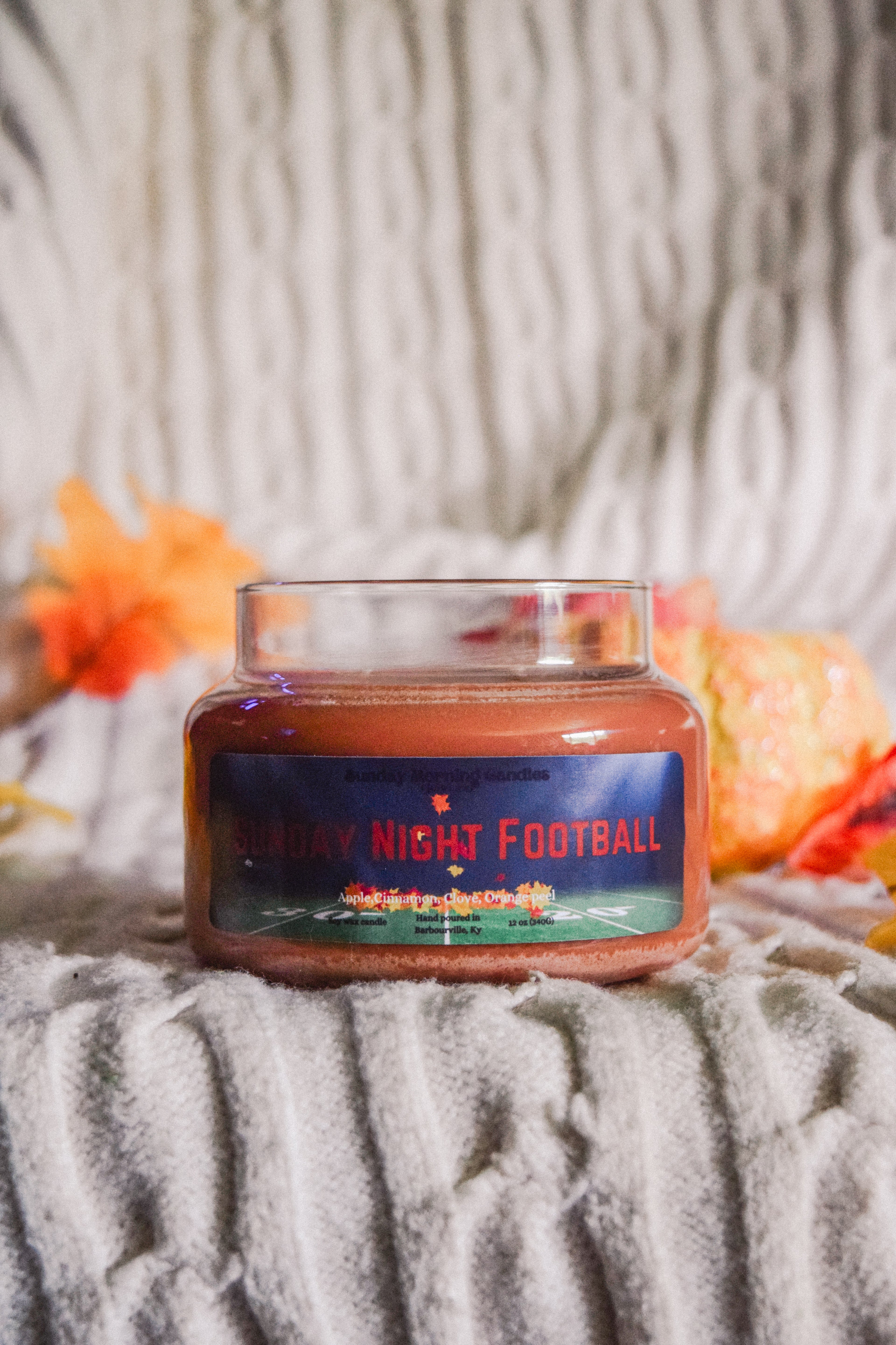 12 Ounce Sunday Night Football Candle