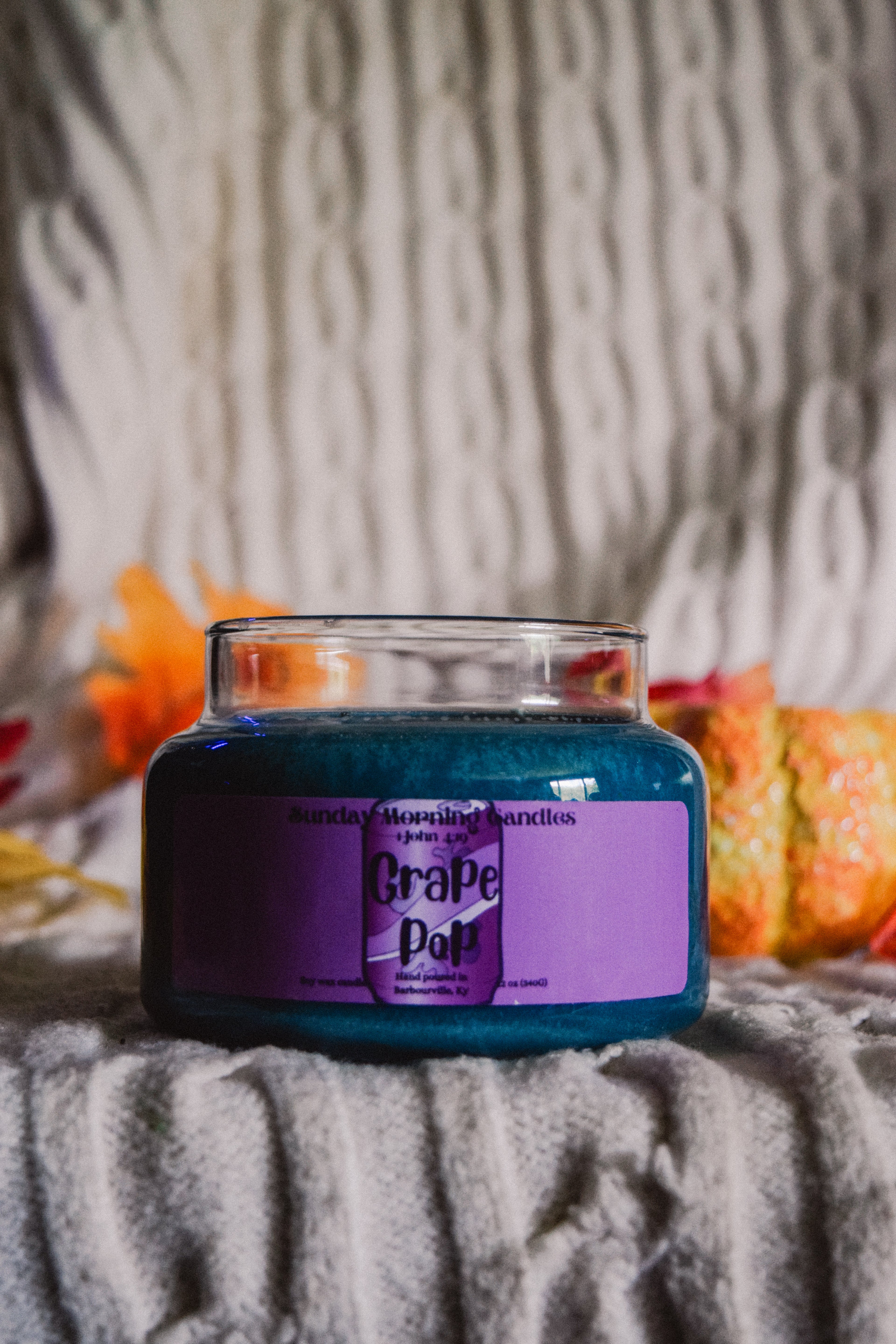 12 Ounce Grape Pop Candle