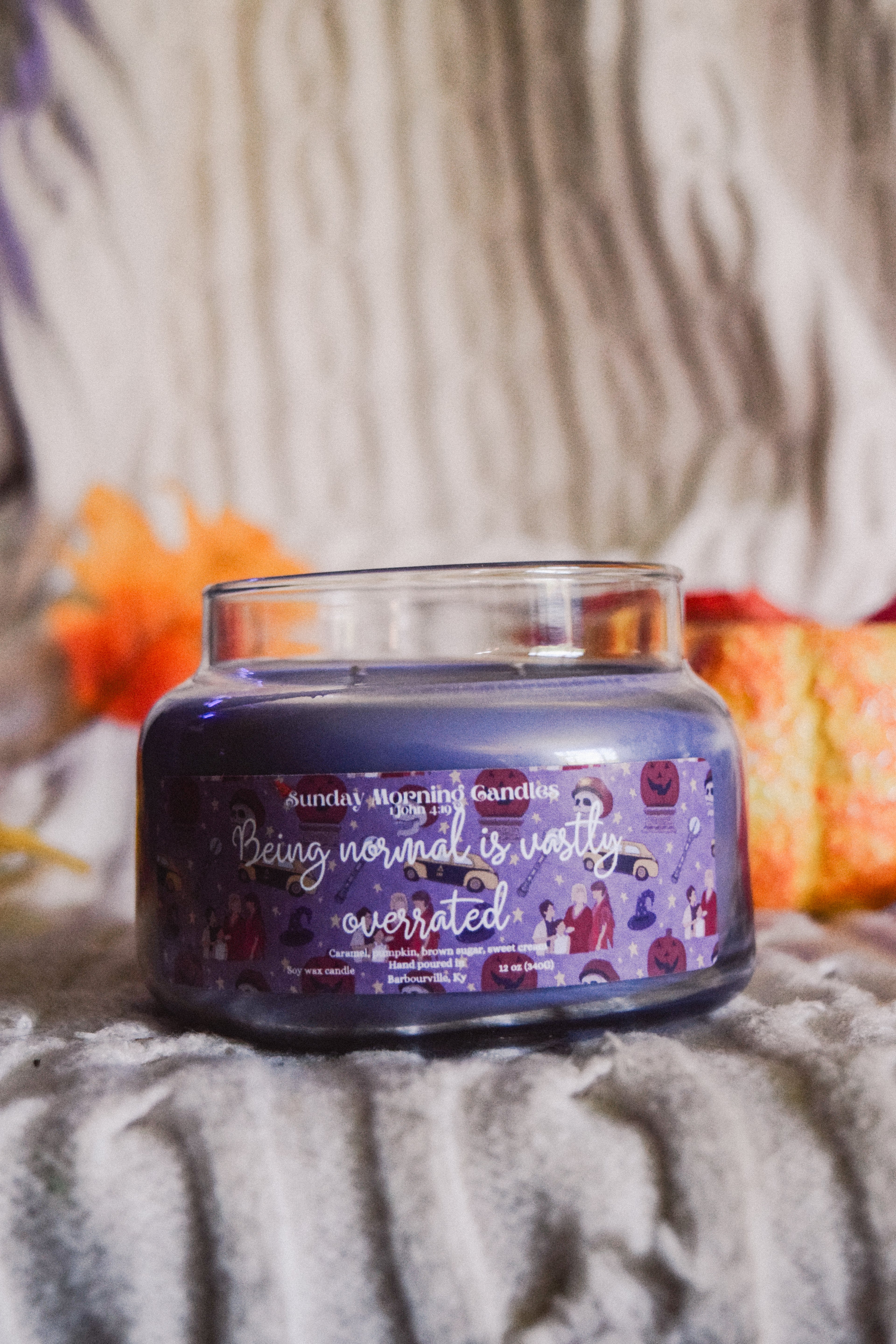 12 Ounce Being Normal is Vastly Overrated Candle