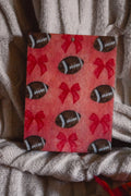 Red Bows and Football Car Freshener