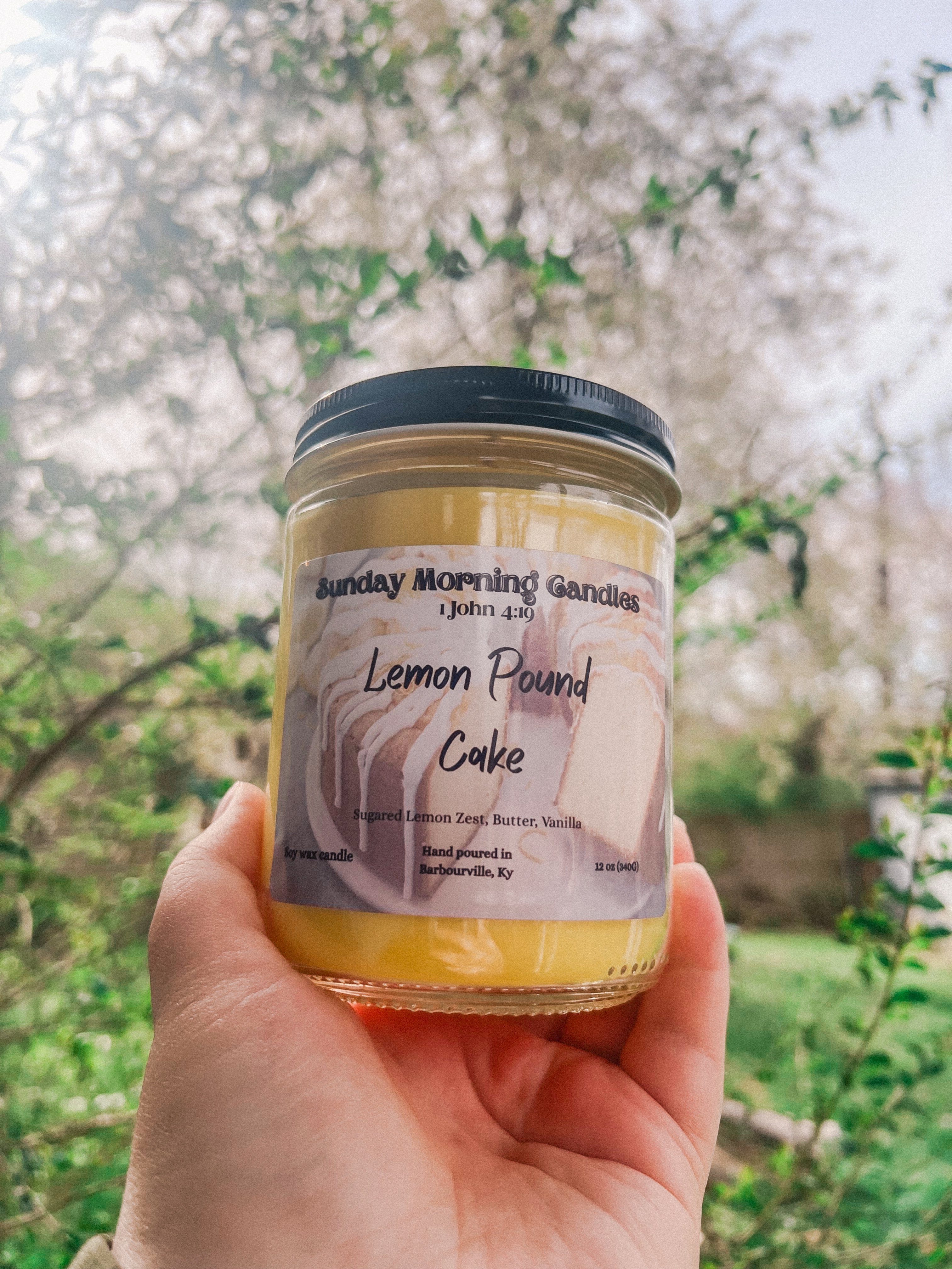 Lemon Pound Cake Candle