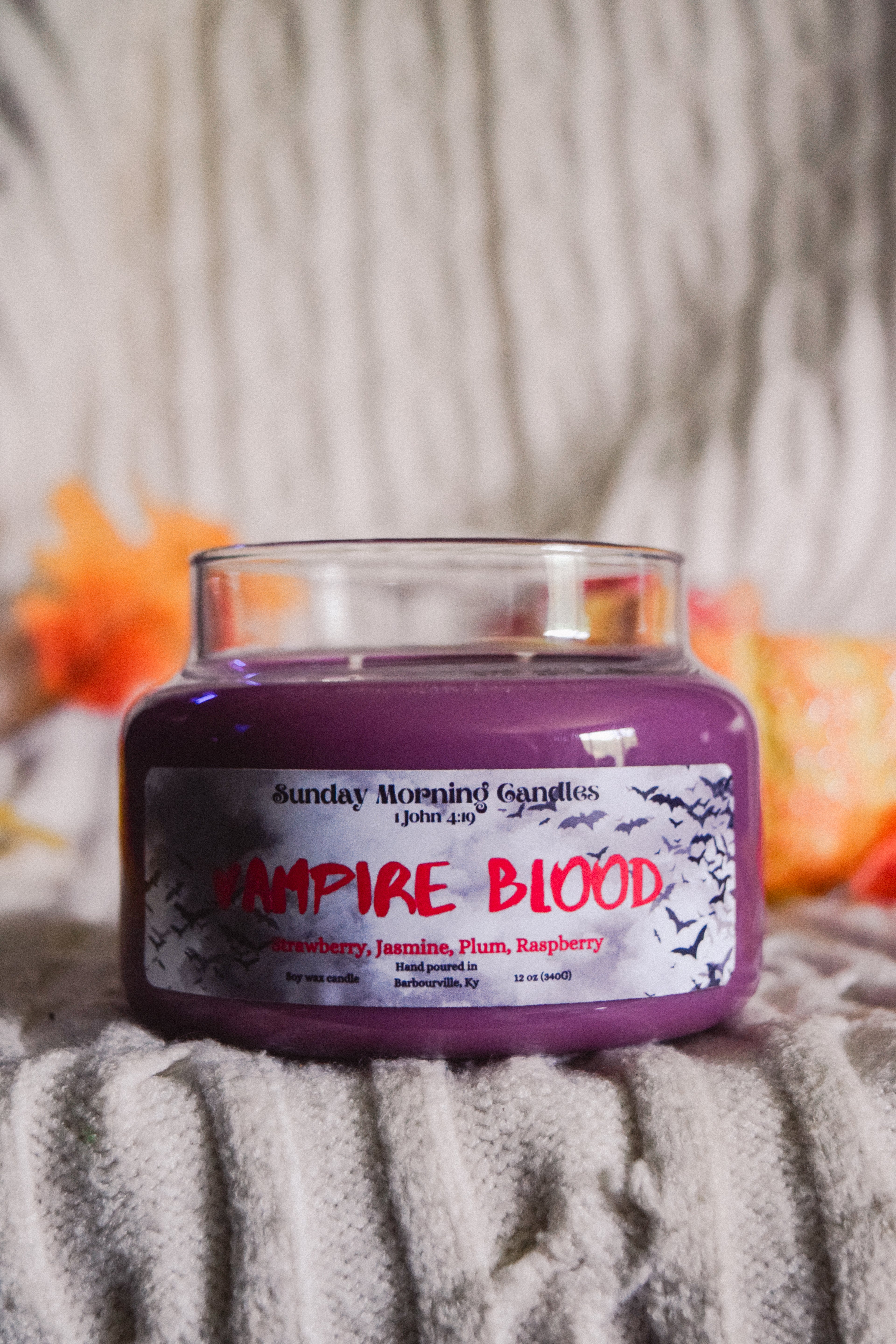 12 Ounce Vampire Blood Candle