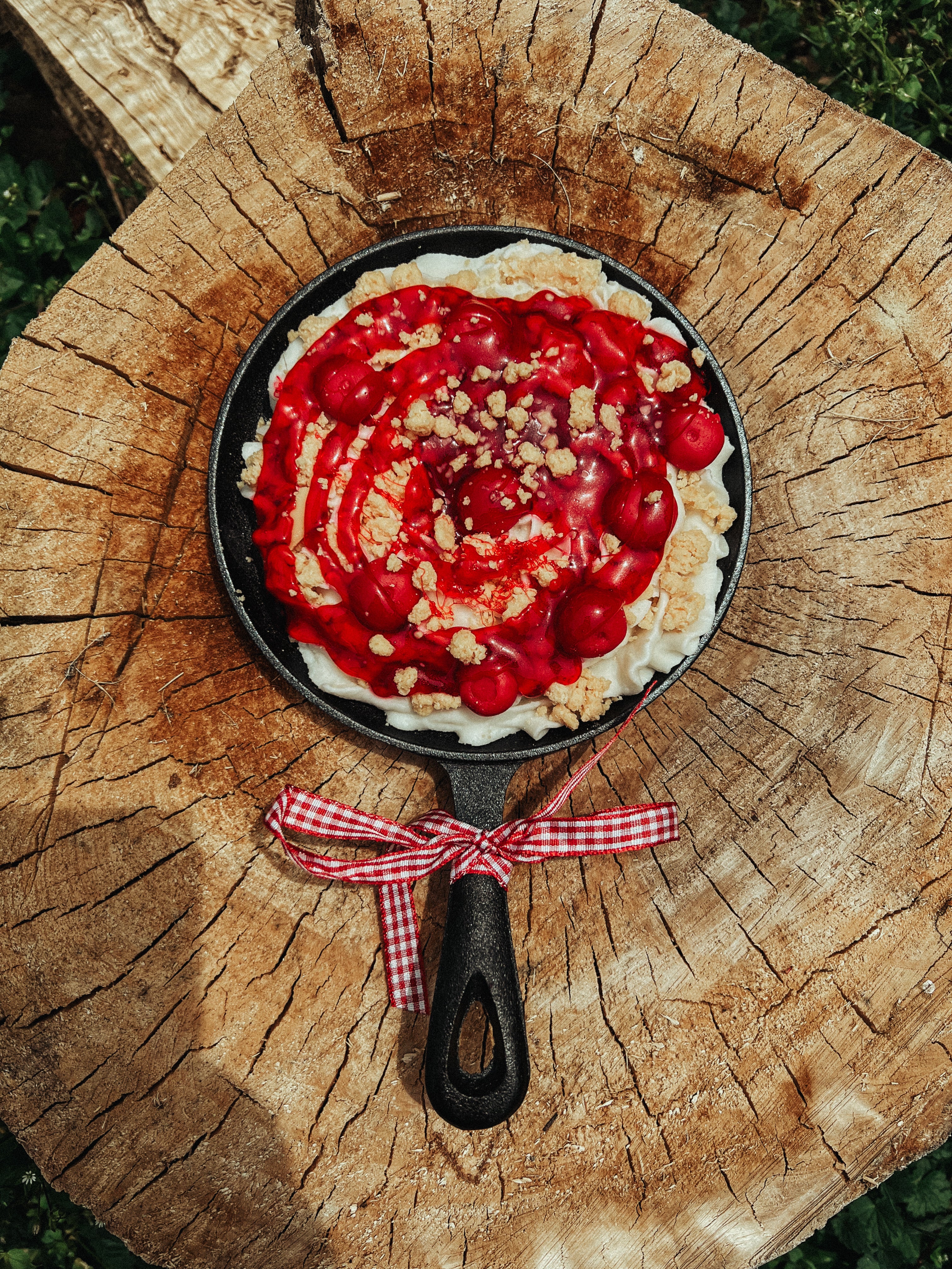 Cherry Cheesecake Skillet