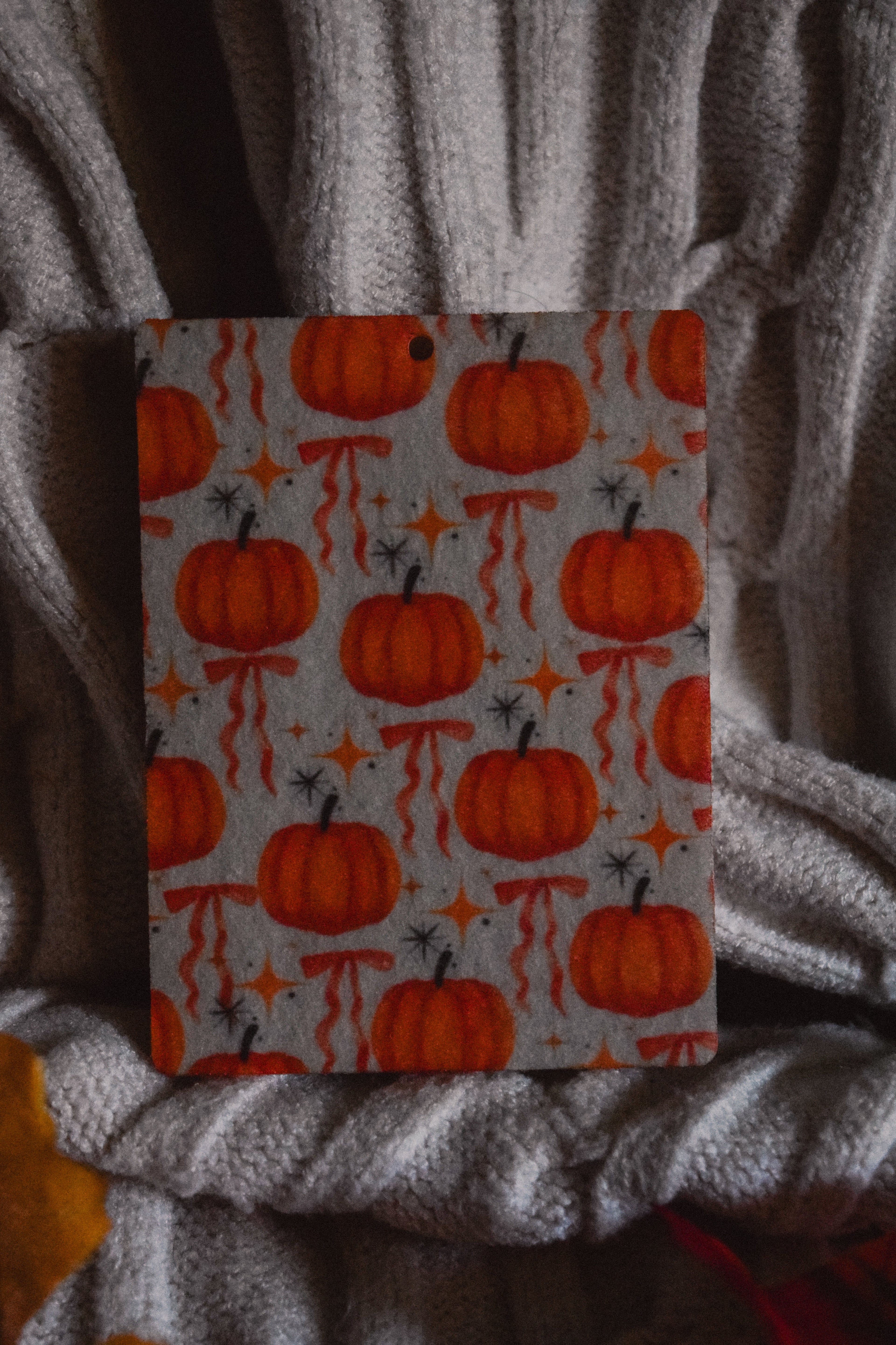 Bows and Pumpkins Car Freshener