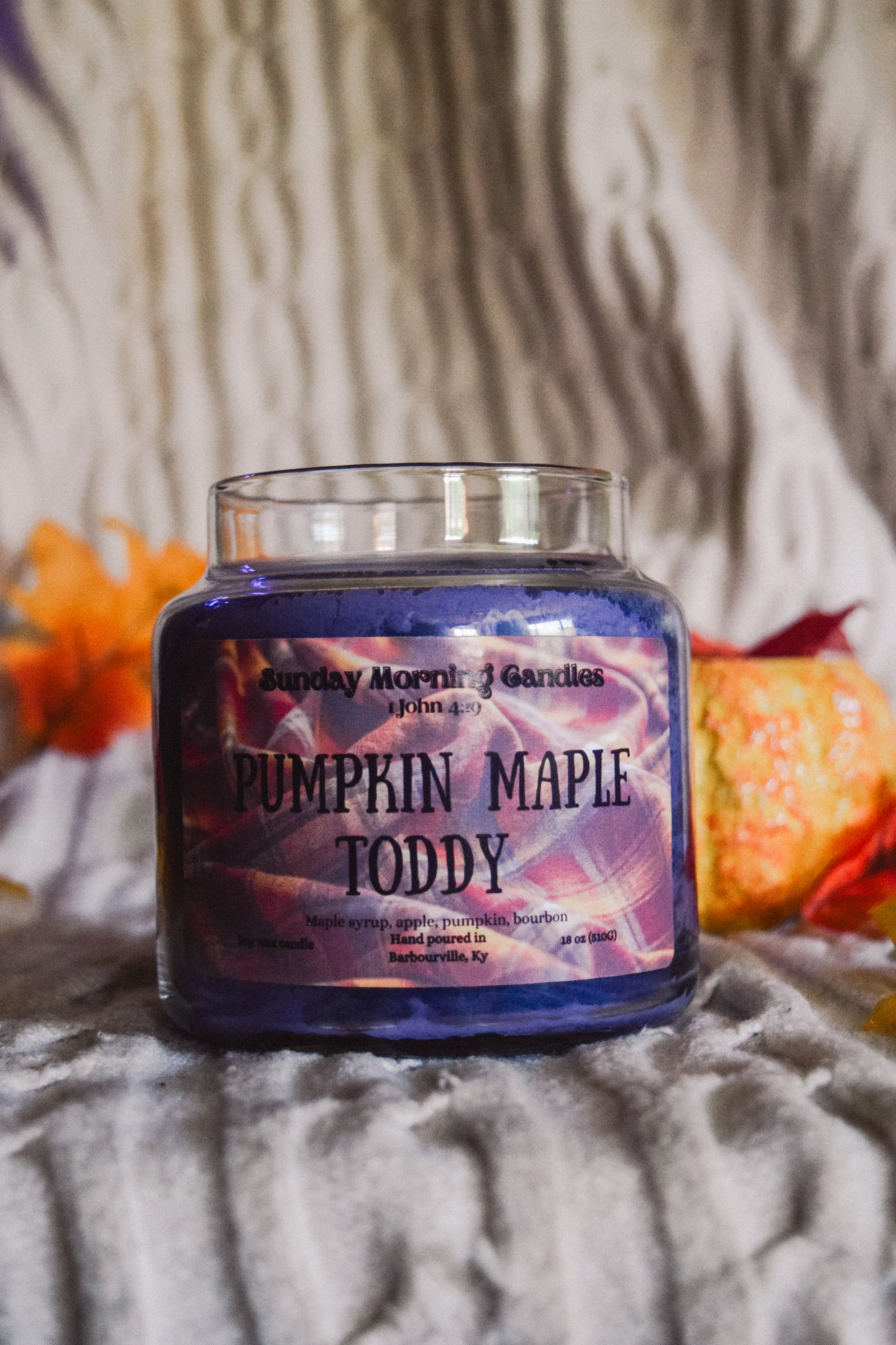 18 Ounce Pumpkin Maple Toddy Candle