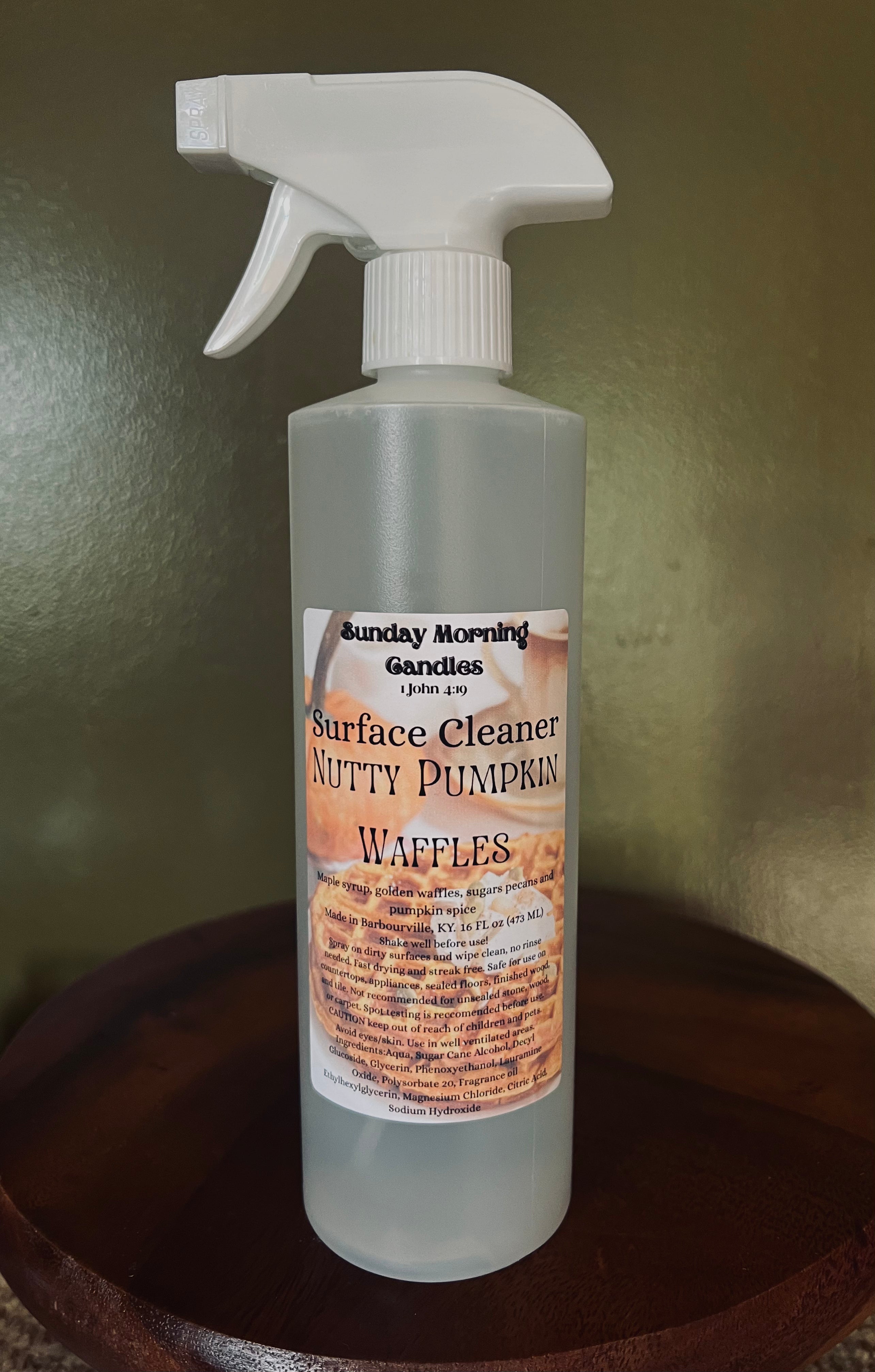 Nutty Pumpkin Waffles Surface Cleaner