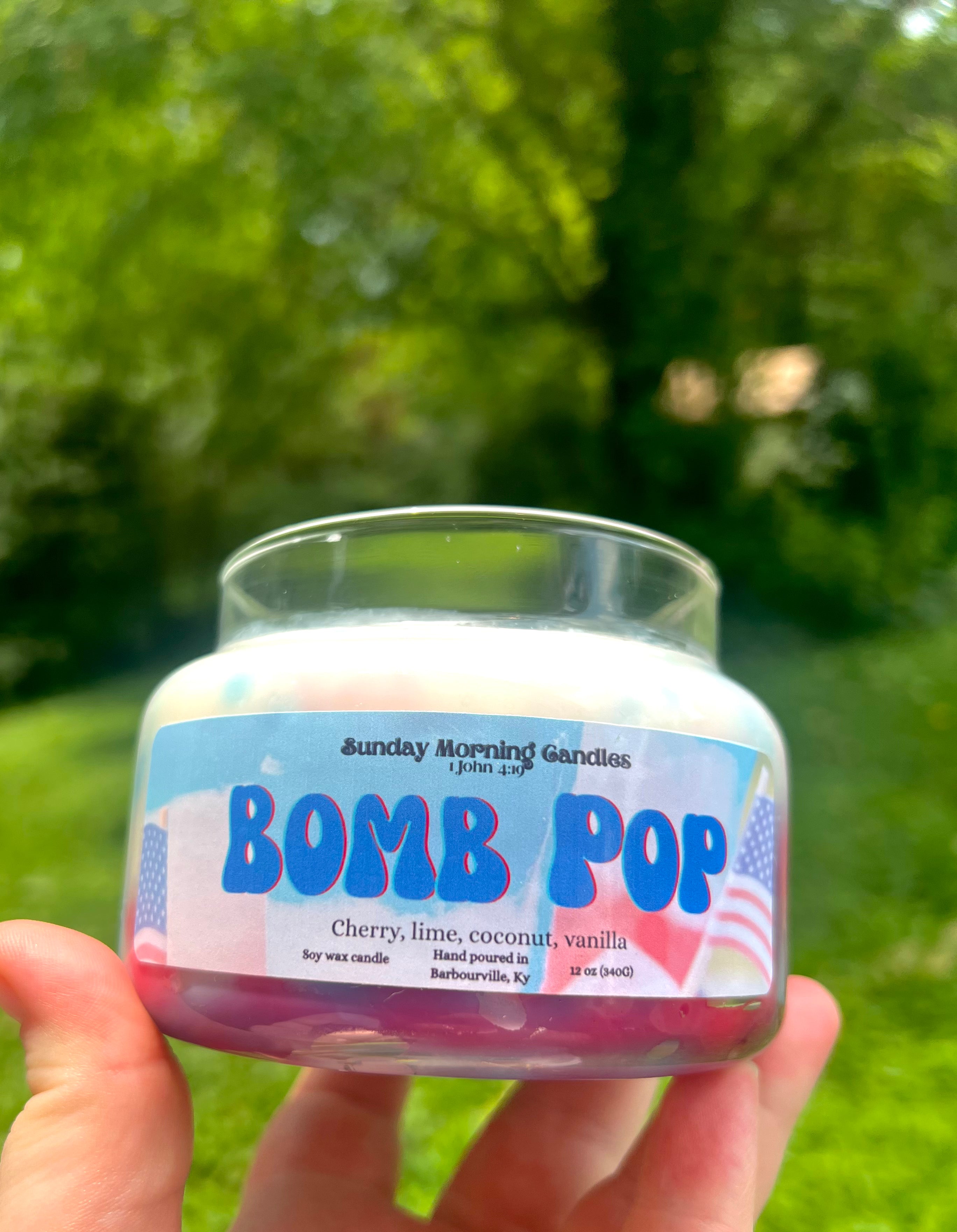 12 Ounce Bomb Pop Candle