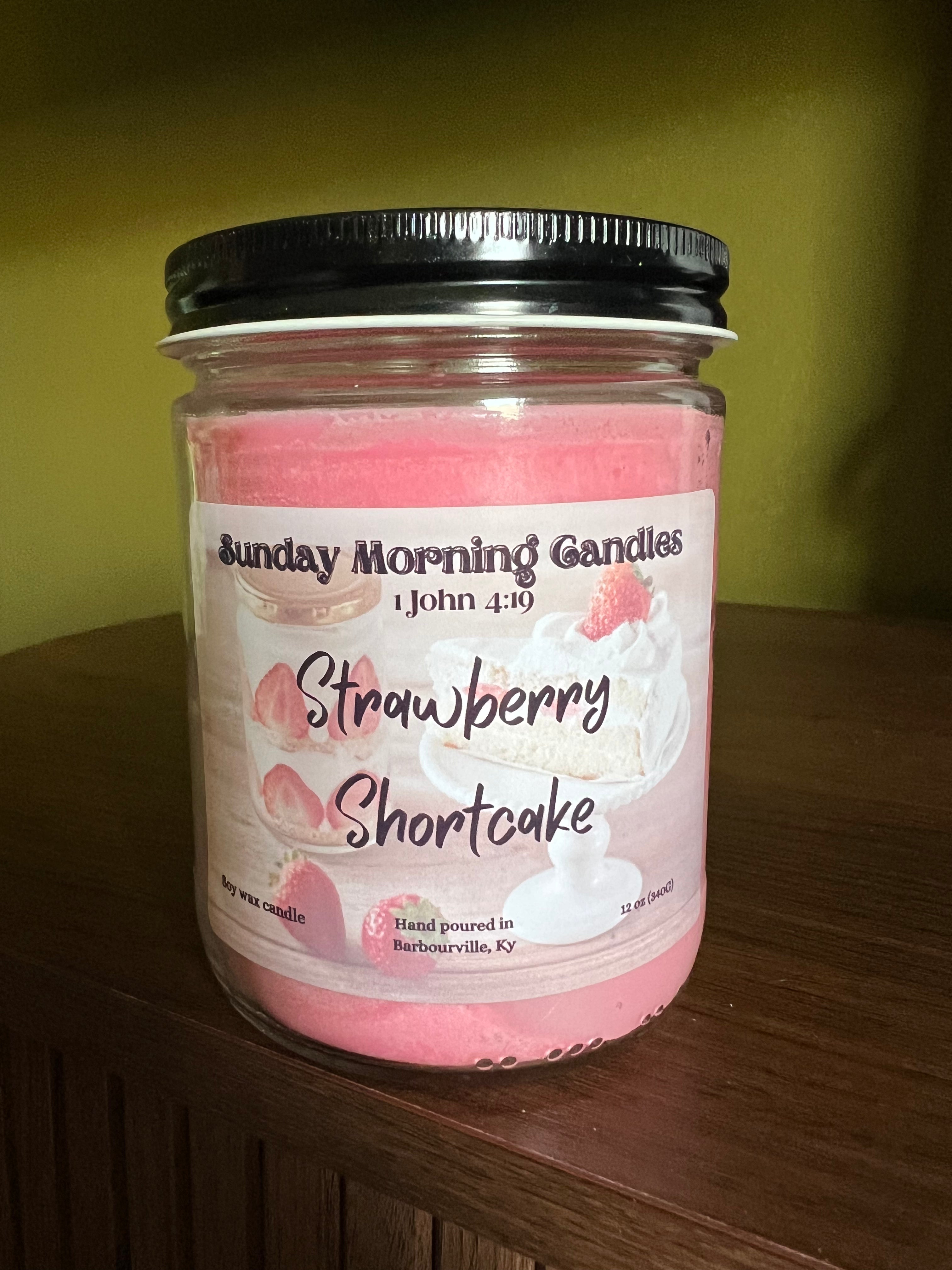 Strawberry Shortcake Candle