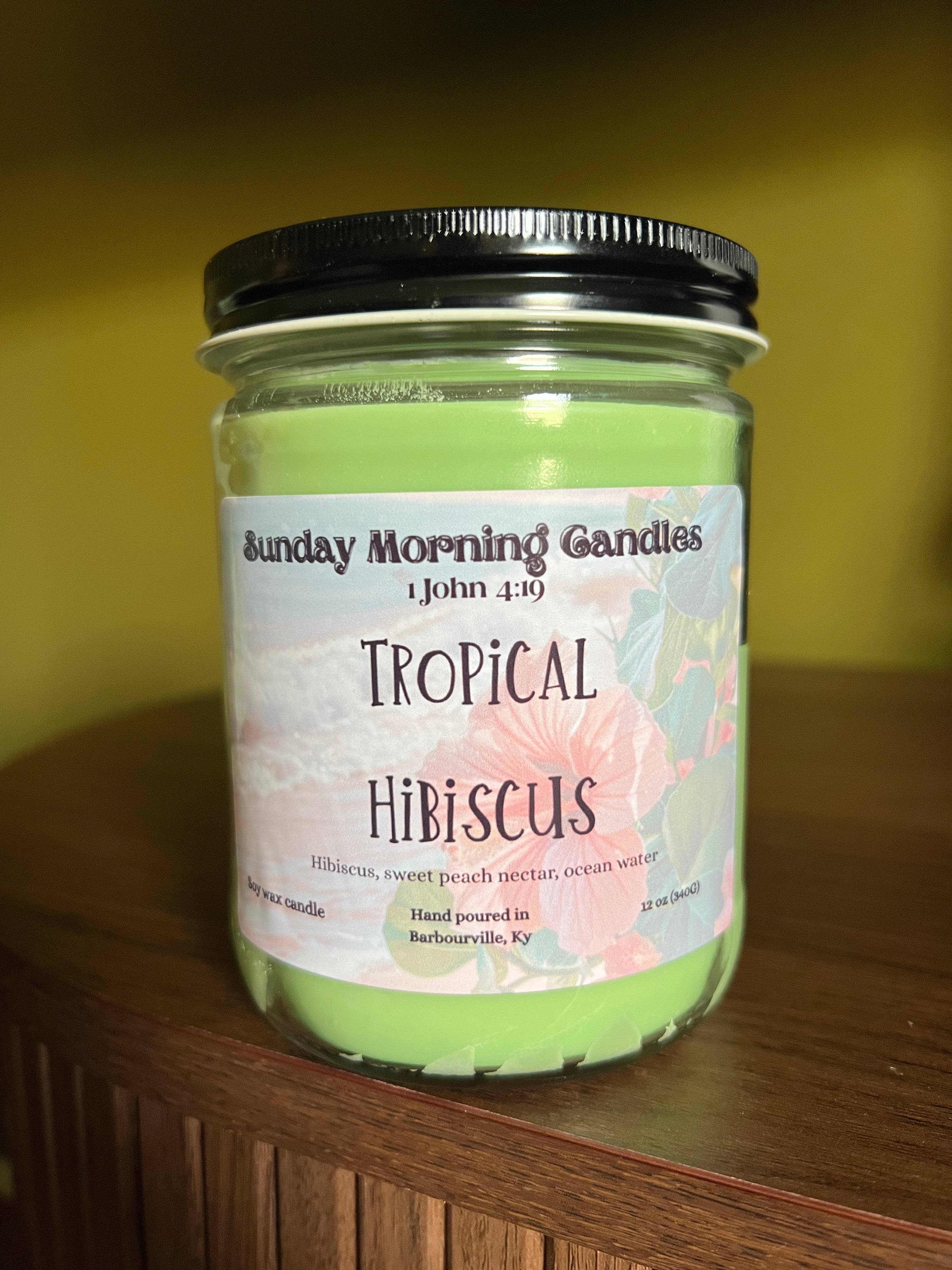 Tropical Hibiscus Candle
