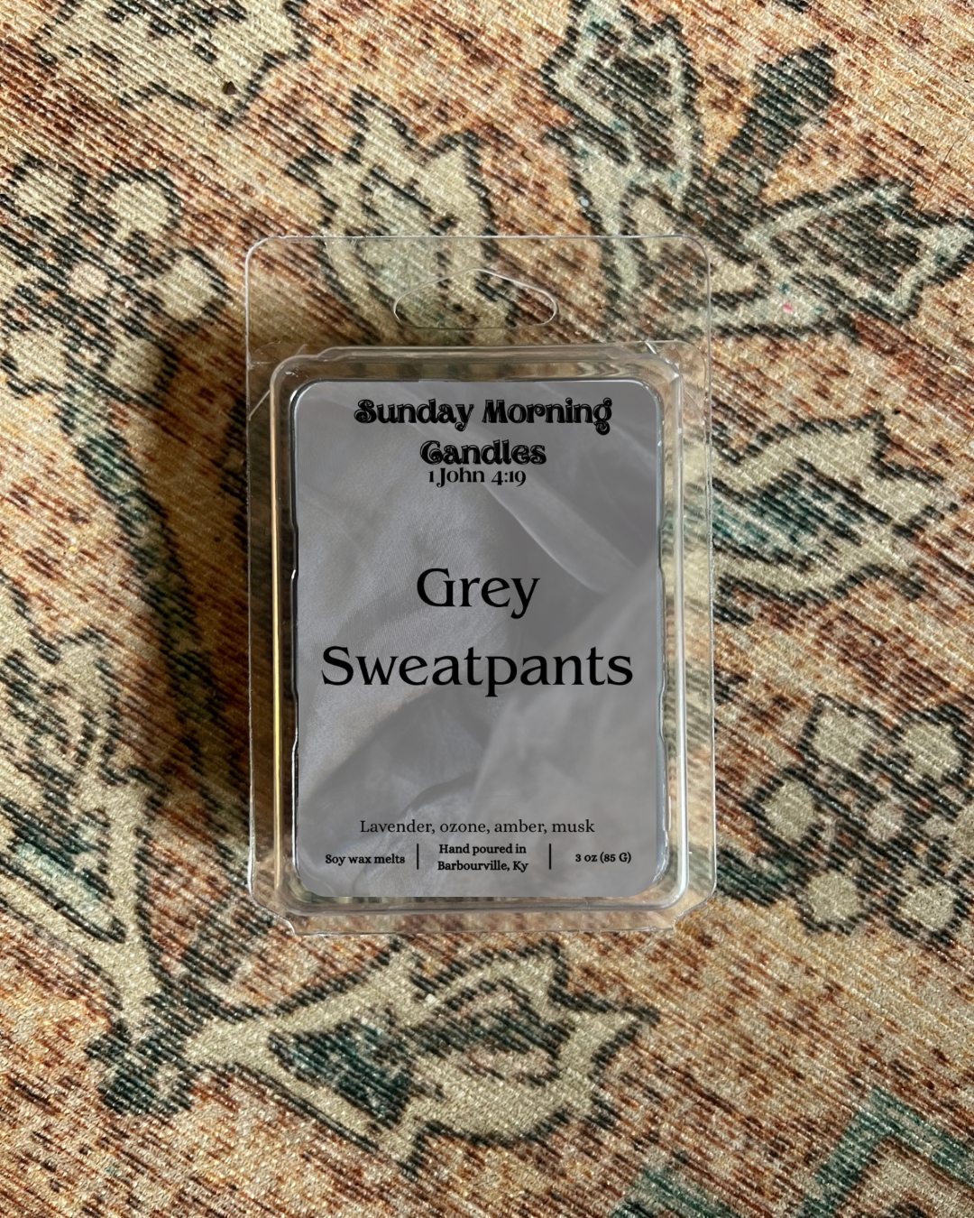 Grey Sweatpants Wax Melt