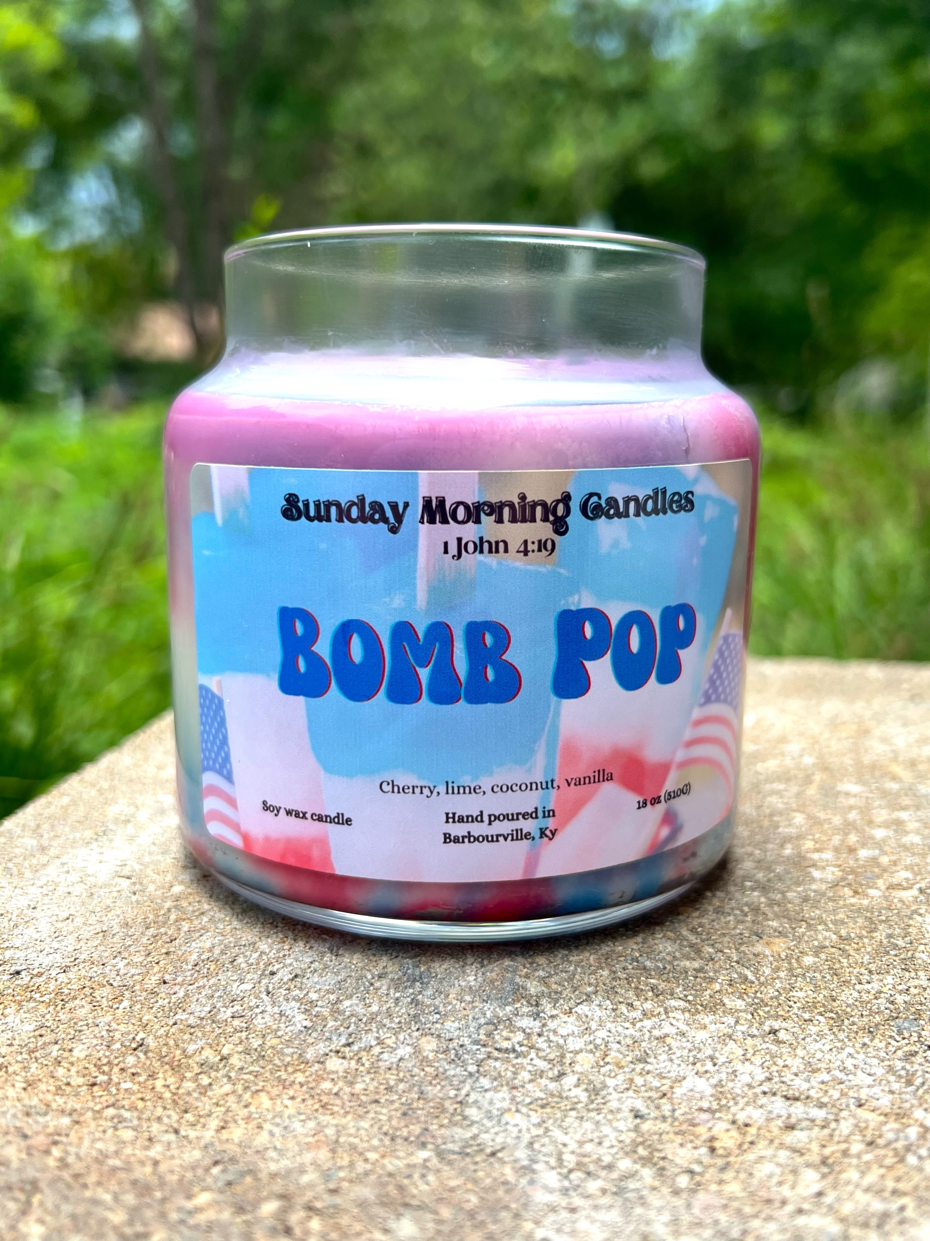 18 Ounce Bomb Pop Candle
